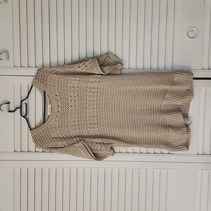 Beige Dress Barn knit sweater 3x